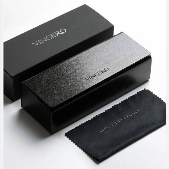 NWT Vincero Demi 53mm Polarized Round Sunglasses, Case & cleaning cloth - Picture 10 of 10